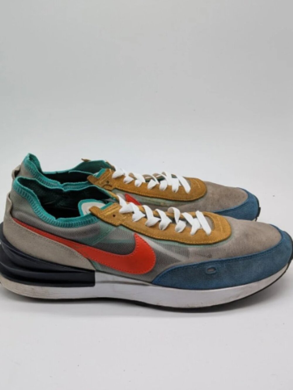 Nike Waffle One DN9253-001 Multi Color Light Bone Team Orange Men's